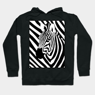 Zebra print art Hoodie